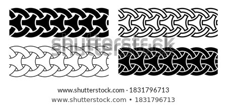 Сток-фото: Set Of Four Seamless Meander Patterns Repeating Ornaments