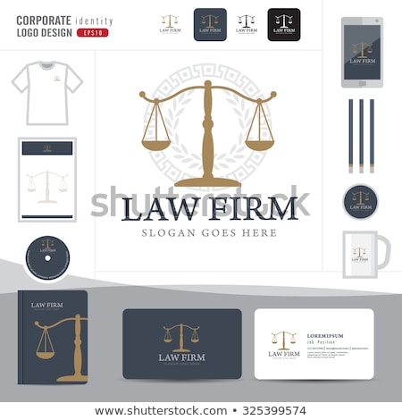 Foto stock: Corporate Lawyer Brochure Template