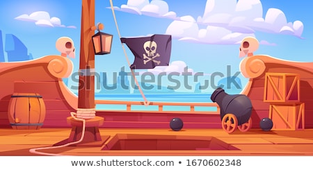 Stock photo: Cannons And Ropes