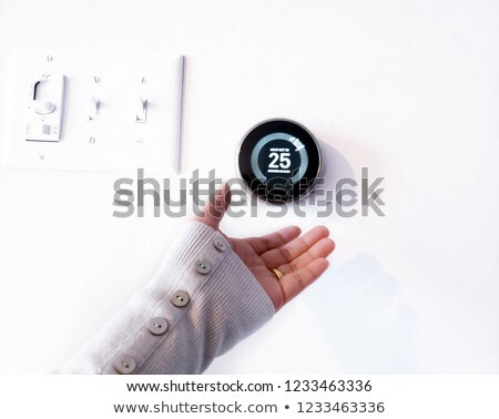 Foto stock: Nest Thermostat Programming