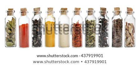 Stock photo: Ground Saffron In A Glass