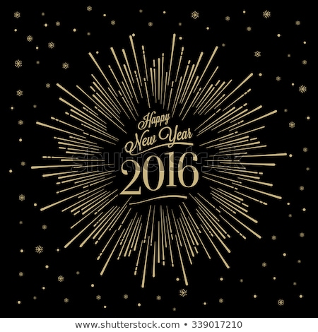 Foto stock: 2016 Happy New Year Holiday Greeting