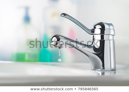 Stock fotó: Drops And Faucet