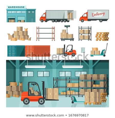 Сток-фото: Warehouse With Different Goods