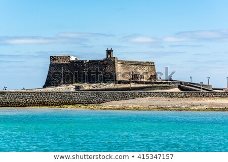 Stock fotó: Castle Castillo De San Gabriel In Arrecife Lanzarote Canary Is