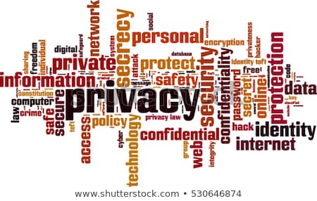 Foto stock: Privacy Word