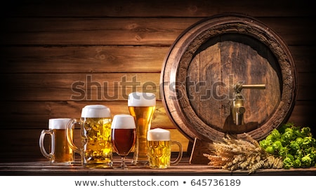 Foto stock: Bavarian Beer Barrel