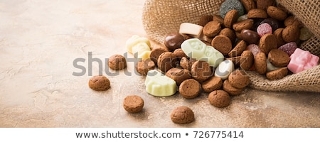 Stock photo: Typical Dutch Sweets Pepernoten And Presents