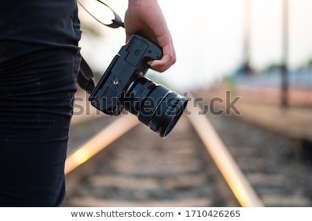 Foto stock: Photographing Train