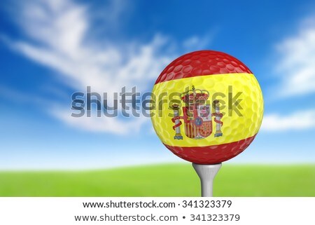 Stock fotó: Spanish Golf Ball