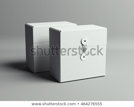 [[stock_photo]]: Two Boxes With Ties In White Studio 3d Rendering