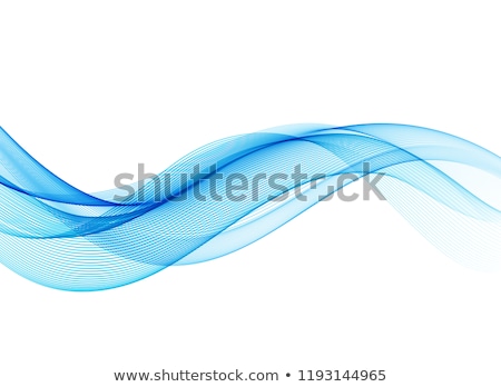 Сток-фото: Abstract Blue Wave