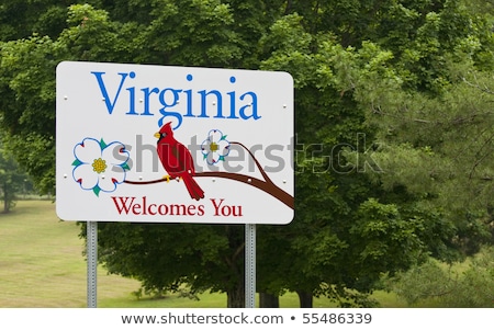 Foto stock: Virginia Beach Highway Sign