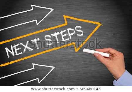 Stockfoto: What Is Next Conceptwords On Blackboard