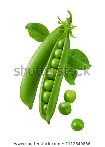 Stock photo: Pea Pod Isolated On A White Background