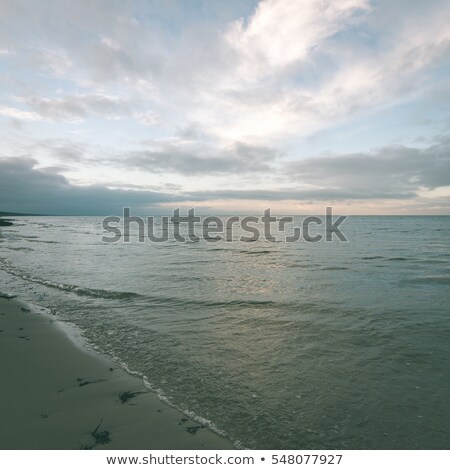 Zdjęcia stock: Instant Photo Of Dunes And Sky