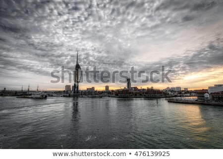 [[stock_photo]]: Sunrise Over Portsmouth Harbour