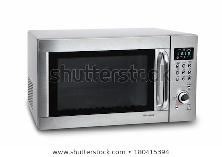 Stock fotó: Microwave Oven Isolated