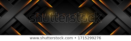 Stock fotó: Fiery Glossy Abstract Background Vector Illustration