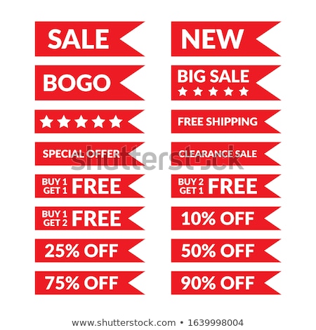 Stockfoto: Get 25 Percent Red Vector Icon Design