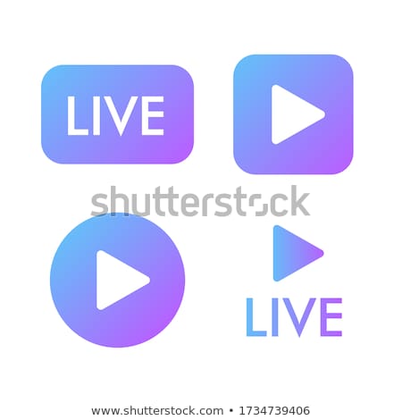 Foto stock: Zoom In Violet Vector Icon Design