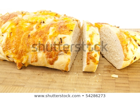 ストックフォト: Breakfast With A French Loaf And Cheese