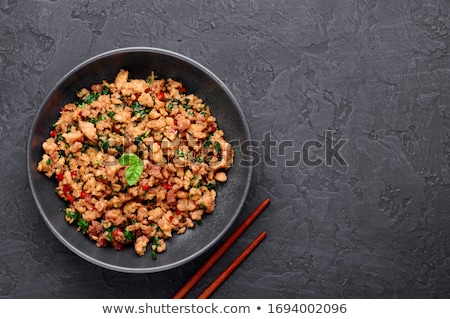 Stock fotó: Minced Meat Stir Fry