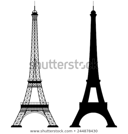 Foto stock: Eiffel Tower Vector