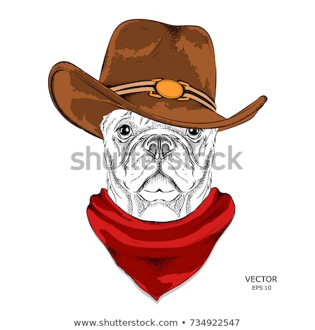 Foto stock: Cowboy Western Sheriff Dog