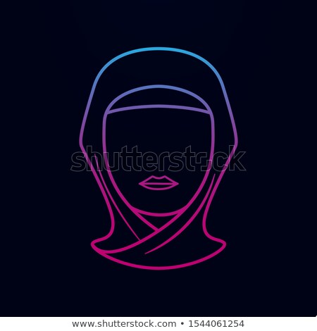 Foto stock: Middle Eastern People Avatar Set Vector Flat Icons Arab Users
