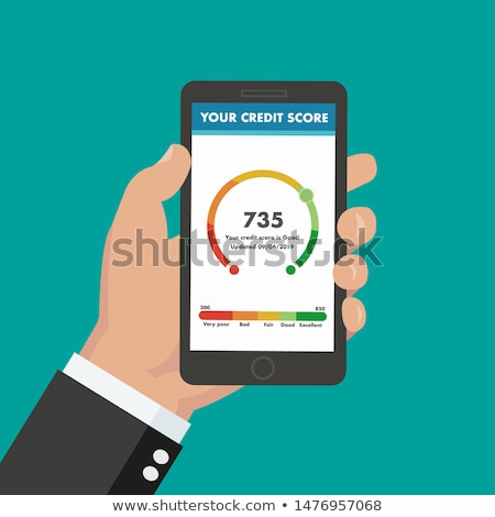 Foto d'archivio: Online Credit Score Check