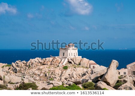 ストックフォト: Lighthouse On Coast Of Sardinia Near Santa Teresa Gallura