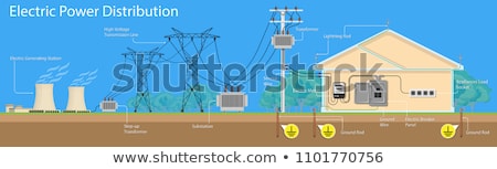 Сток-фото: Accident Prevention High Voltage