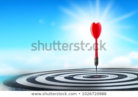 Stockfoto: Dart Arrow Hit The Target