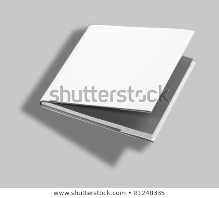 Stok fotoğraf: Blank Book Cover W Clipping Path