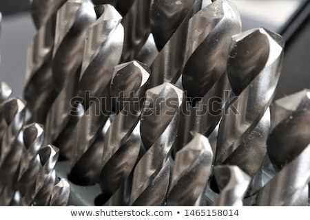 Stockfoto: Silver Hardware Carpentry Diy Metal Steel Macro