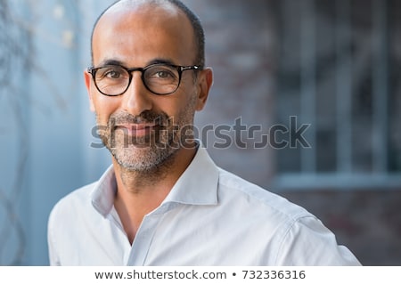 Stock fotó: Portrait Of Man Wearing Spectacles
