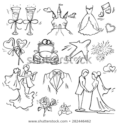 Foto d'archivio: Church Ceremony Symbols Elements Illustration