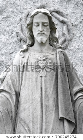 Stock fotó: Sacred Heart Of Jesus Marble