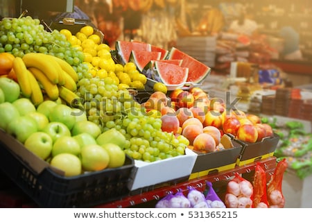 Stock photo: Assortment Of Fruits At Market