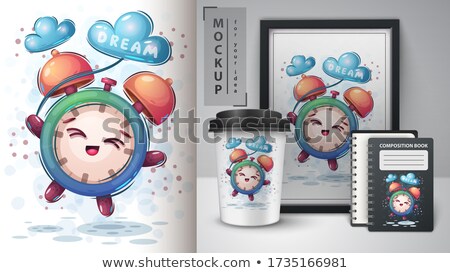 Fly Dreamxk Clock Poster And Merchandising ストックフォト © rwgusev