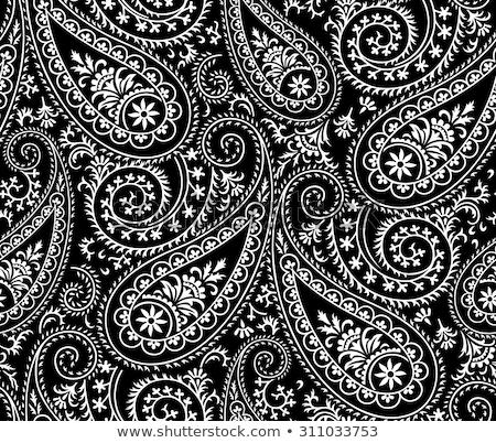 Stok fotoğraf: Seamless Paisley Background