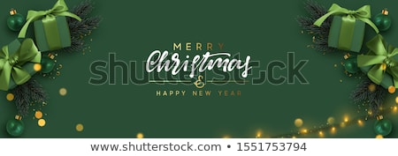 Foto stock: Christmas Gold Bauble Ornament Web Banner