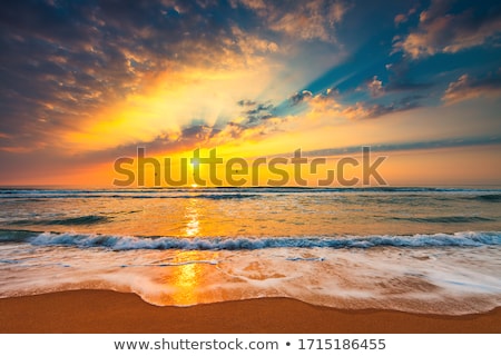Foto stock: Sea Sunset