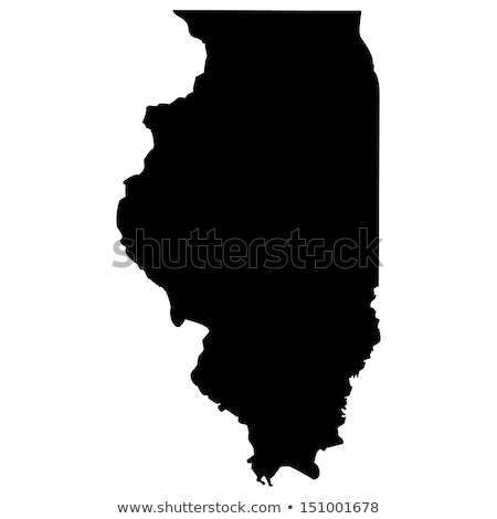 Stok fotoğraf: State Of Illinois Icons