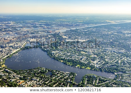Foto d'archivio: Aerial Of Hamburg