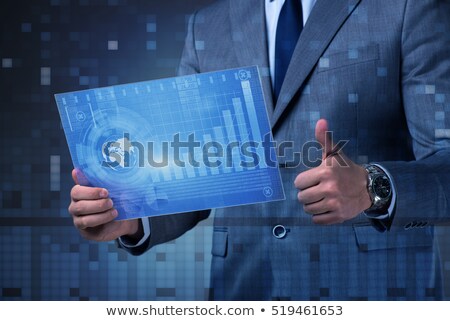 Thumb Up And Stock Chart Stock fotó © Elnur