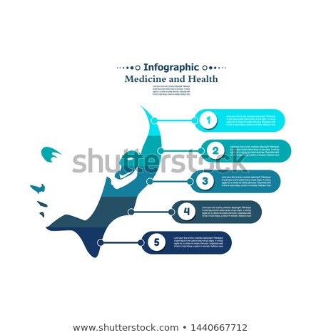 Stock foto: Mental Health Vector Infographic Template