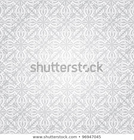 Foto d'archivio: Old Victorian Frames On The Abstract Winter Background With Conf