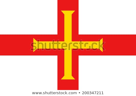 Сток-фото: United Kingdom And Guernsey Flags